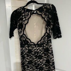 Slate and willow lace dress